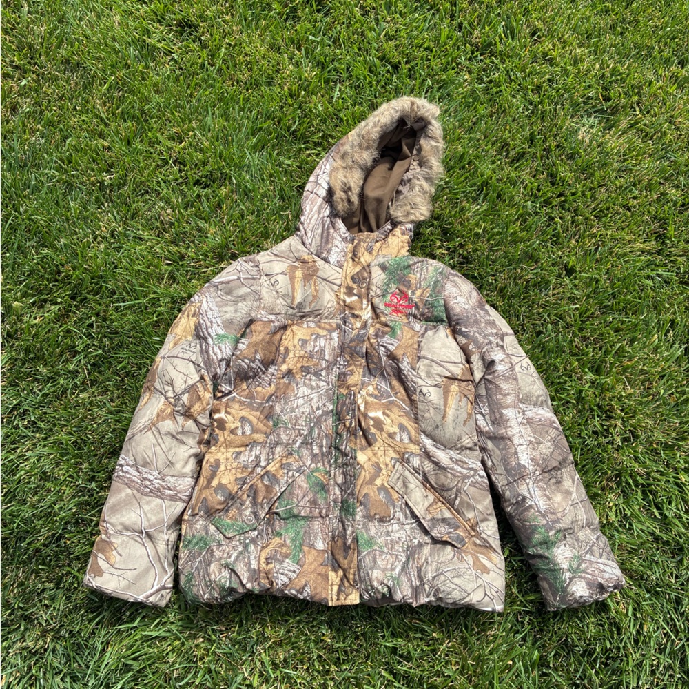 Realtree | Womans Lg Camouflage Hooded coat